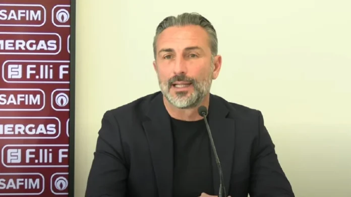 Davide Dionigi, allenatore Reggiana, prossimo avversario Palermo